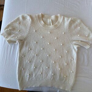 Anthropologie Pommed Sweater Top